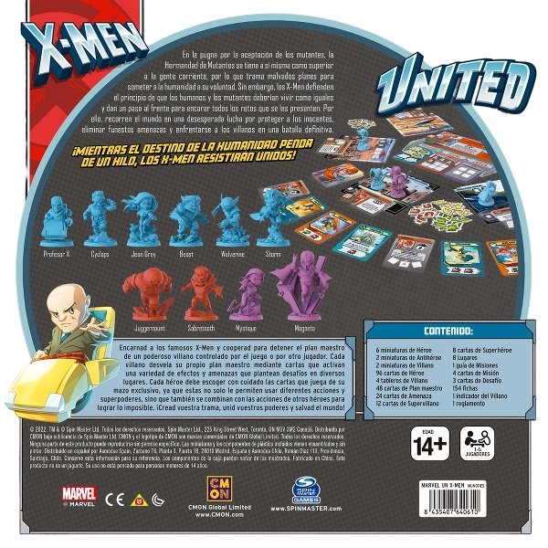 EAN 8435407640610 - Asmodee Marvel United: X-Men 40 min Juego de mesa Multigénero imagen 5