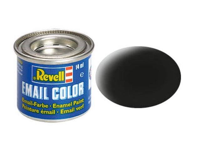 EAN 0000042022688 - Revell Black, mat RAL 9011 14 ml-tin parte y accesorio de modelo a escala Pintura imagen 1