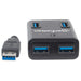 EAN 0766623162302 - Manhattan 162302 hub de interfaz USB 3.2 Gen 1 (3.1 Gen 1) Type-A 5000 Mbit/s Negro imagen 3