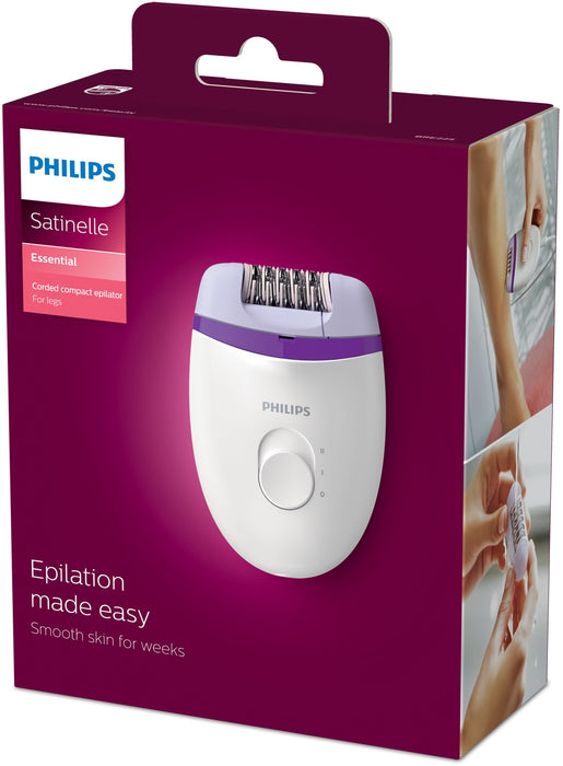 EAN 8710103882268 - Philips Satinelle Essential BRE225/00 depiladora Púrpura, Blanco imagen 2