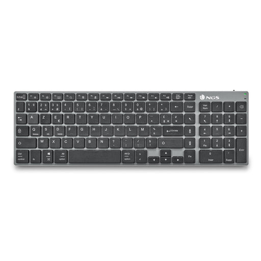 EAN 8435430619423 - NGS FORTUNE-BT, AZERTY, FR teclado Universal Bluetooth Francés Negro, Plata imagen 1