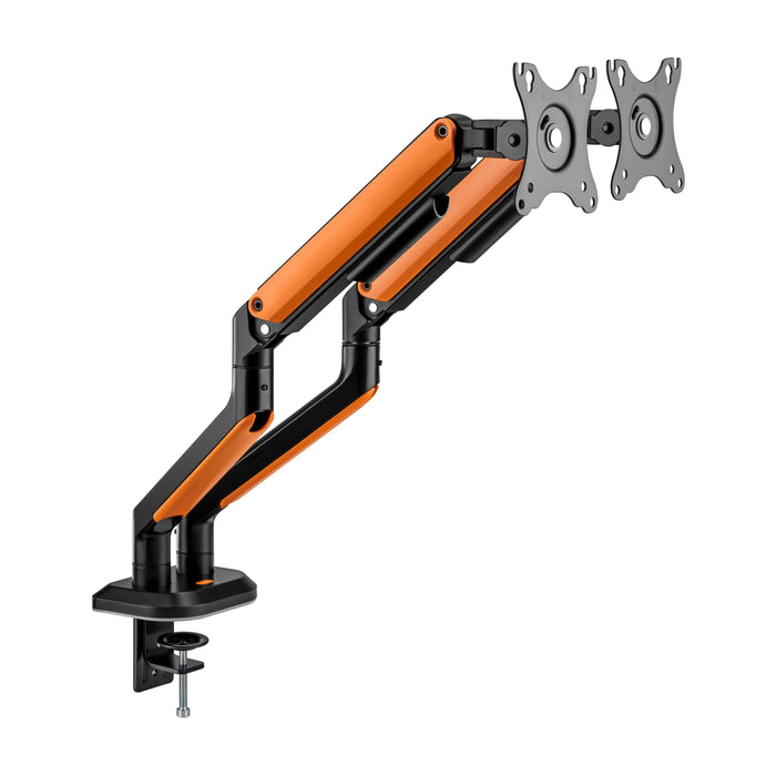 EAN 8435739901106 - AISENS DT32TSR-251 soporte para monitor 81,3 cm (32") Escritorio Negro, Naranja imagen 2