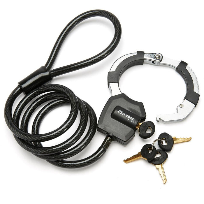 EAN 3520190944702 - MASTER LOCK Street Cuff Negro 1000 mm Cable antirrobo imagen 3