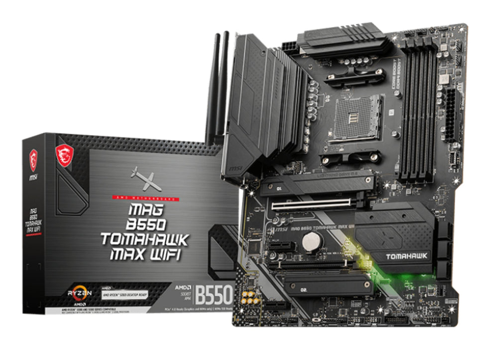EAN 4719072957957 - MSI MAG B550 TOMAHAWK MAX WIFI AMD B550 Zócalo AM4 ATX imagen 1
