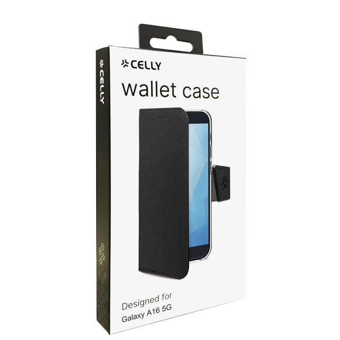 EAN 8021735215332 - Celly WALLY funda para teléfono móvil 17 cm (6.7") Funda cartera Negro imagen 5