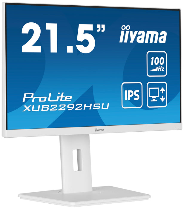 EAN 4948570123322 - iiyama ProLite XUB2292HSU-W6 pantalla para PC 54,6 cm (21.5") 1920 x 1080 Pixeles Full HD LED Blanco imagen 3