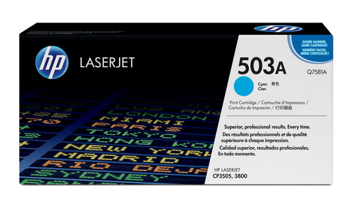 EAN 8291606974068 - HP 503A Cyan Original LaserJet Toner Cartridge cartucho de tóner 1 pieza(s) imagen 1