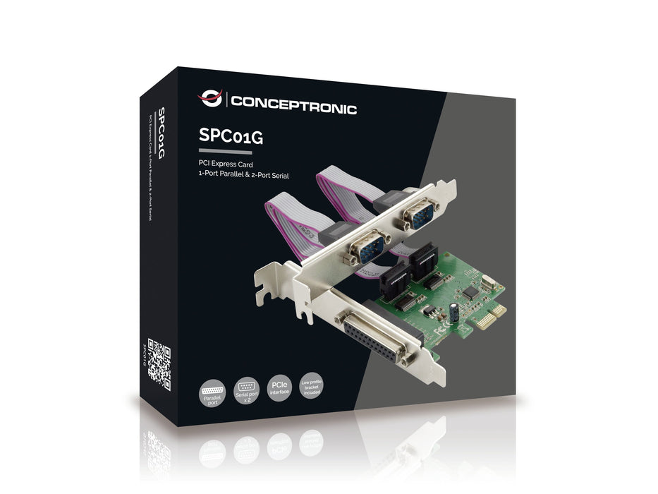 EAN 4015867207604 - Conceptronic SPC01G tarjeta y adaptador de interfaz Interno Paralelo, RS-232 imagen 3