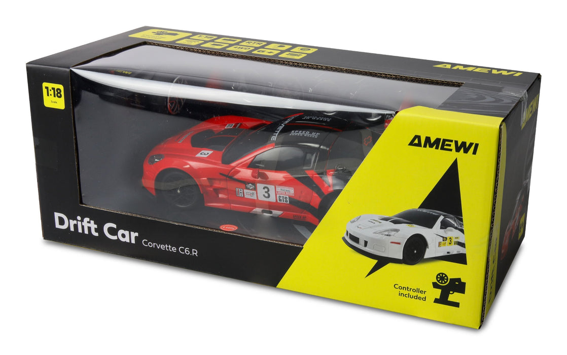 EAN 4262500343025 - Amewi Corvette C6R modelo controlado por radio Coche de carreras Motor eléctrico 1:18 imagen 9