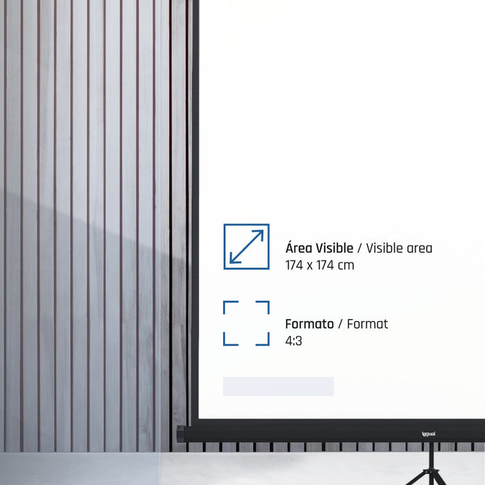 EAN 8435364308493 - iggual PSITS180 pantalla de proyección 2,54 m (100") 1:1 imagen 4