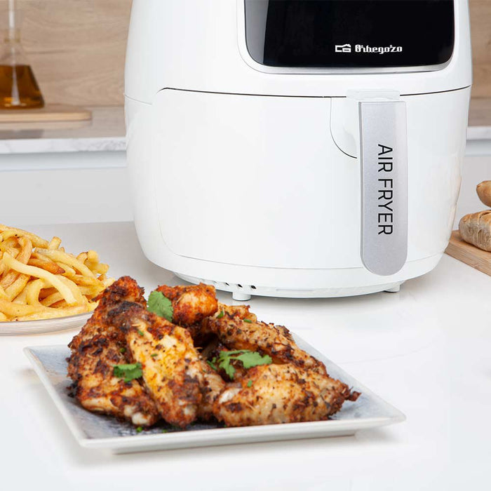 EAN 8435568404274 - Orbegozo FDR 64 freidora Sencillo 4 L 1500 W Negro, Acero inoxidable, Blanco imagen 4