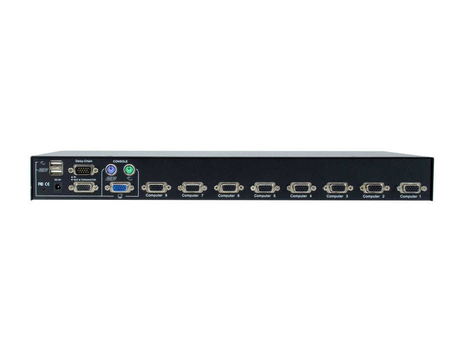 EAN 4015867229385 - LevelOne KVM-3208 interruptor KVM Montaje en rack Negro imagen 4