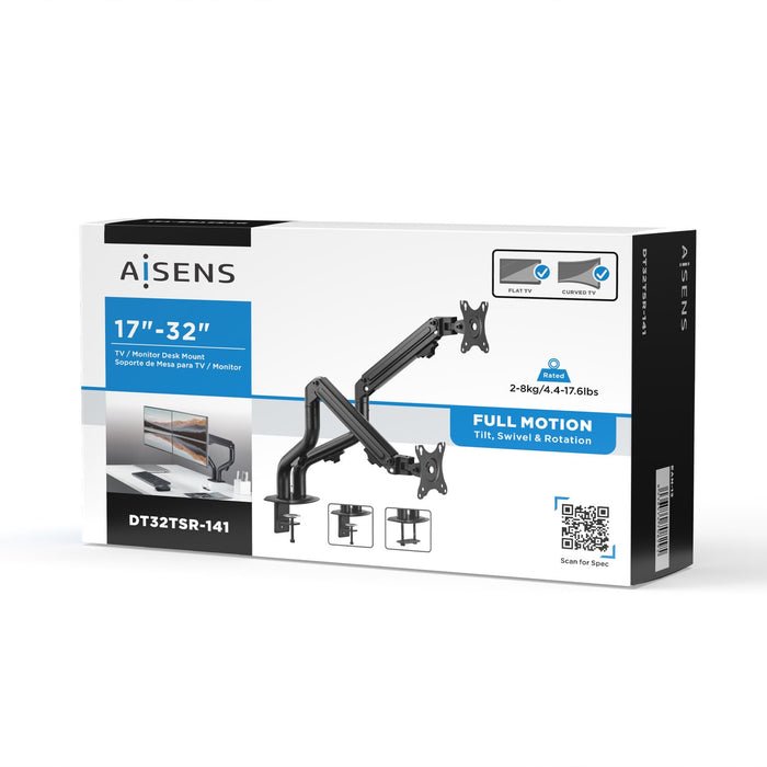EAN 8436574708295 - AISENS DT32TSR-141 soporte para monitor 81,3 cm (32") Escritorio imagen 6