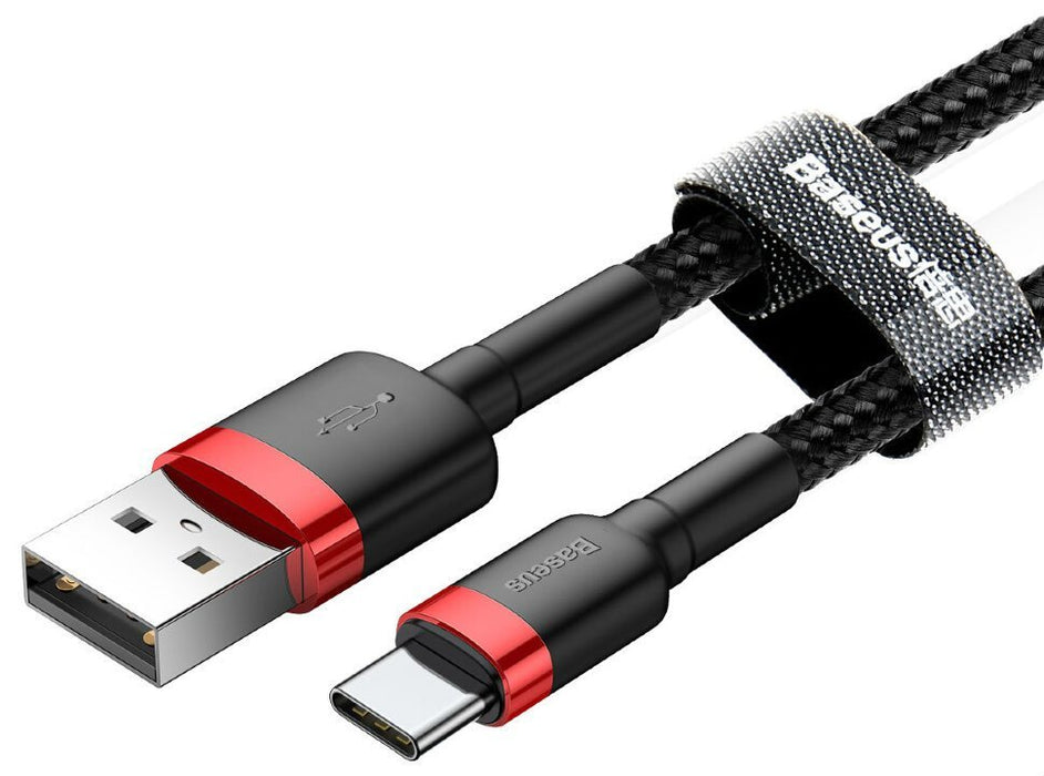 EAN 6953156278240 - Baseus Cafule cable USB 2 m USB A USB C Negro, Rojo imagen 5