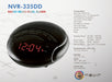 EAN 8427155004363 - Nevir NVR-335DD radio Reloj Digital Negro imagen 3
