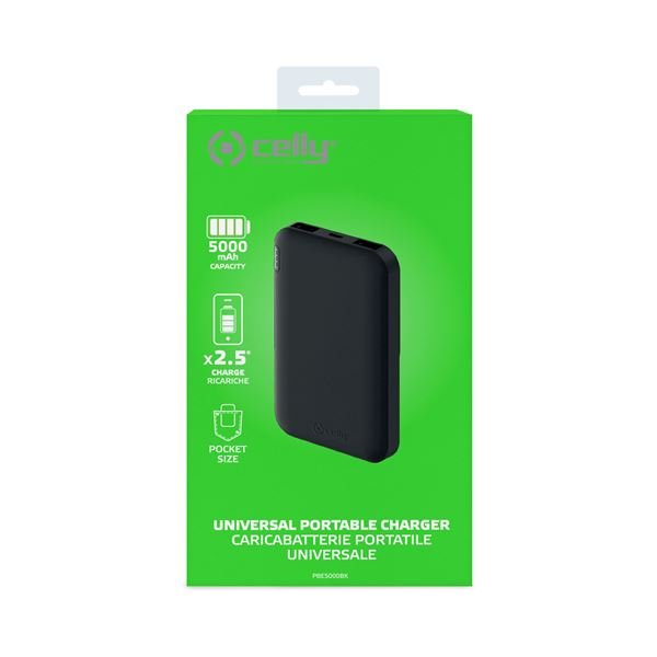 EAN 8021735751526 - Celly PBE5000 Ión de litio 5000 mAh Negro imagen 4