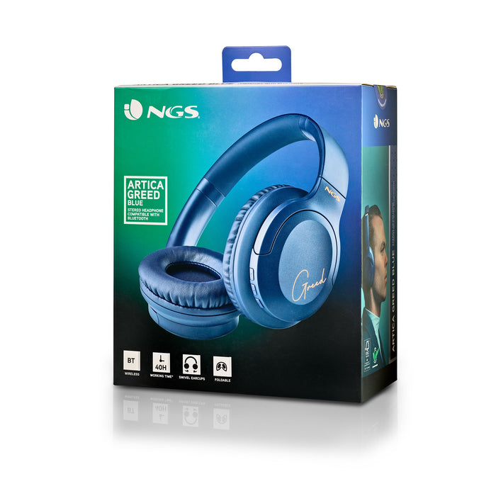 EAN 8435430621471 - NGS ARTICA GREED Auriculares Inalámbrico y alámbrico Diadema Llamadas/Música USB Tipo C Bluetooth Azul imagen 10