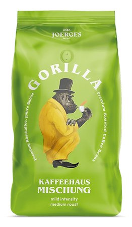 EAN 4039398130378 - Joerges Gorilla Koffiehuis 1 kg Bonen imagen 1