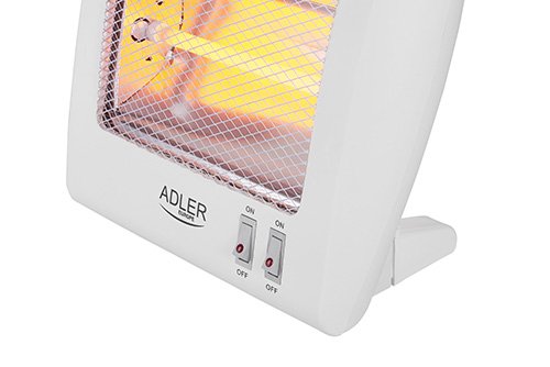 EAN 5908256839861 - Adler AD 7709 Interior Blanco 800 W Calefactor eléctrico de cuarzo imagen 3