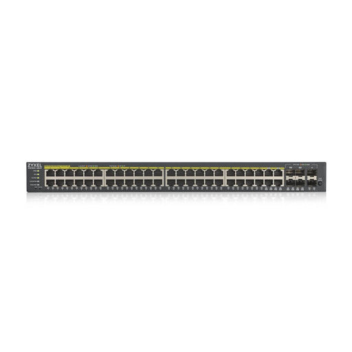 EAN 0760559125592 - Zyxel GS1920-48HPV2 switch Gestionado Gigabit Ethernet (10/100/1000) Energía sobre Ethernet (PoE) Negro imagen 2