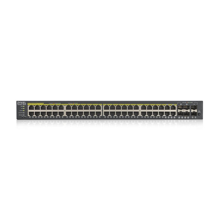 EAN 0760559125592 - Zyxel GS1920-48HPV2 switch Gestionado Gigabit Ethernet (10/100/1000) Energía sobre Ethernet (PoE) Negro imagen 2