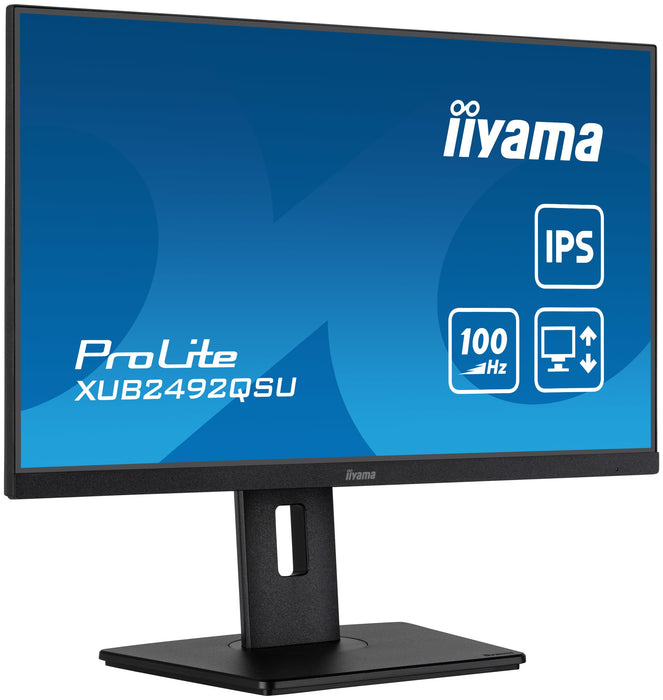 EAN 4948570123179 - iiyama ProLite XUB2492QSU-B1 pantalla para PC 60,5 cm (23.8") 2560 x 1440 Pixeles Wide Quad HD LED Negro imagen 3