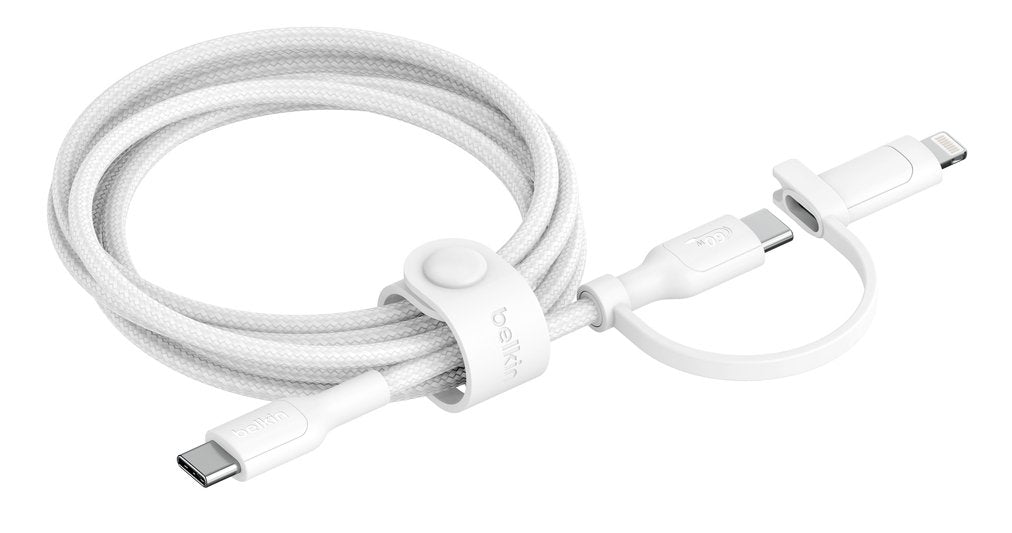EAN 0745883904907 - Belkin BoostCharge Pro cable USB USB 2.0 1,5 m USB C USB C/Lightning Blanco imagen 1