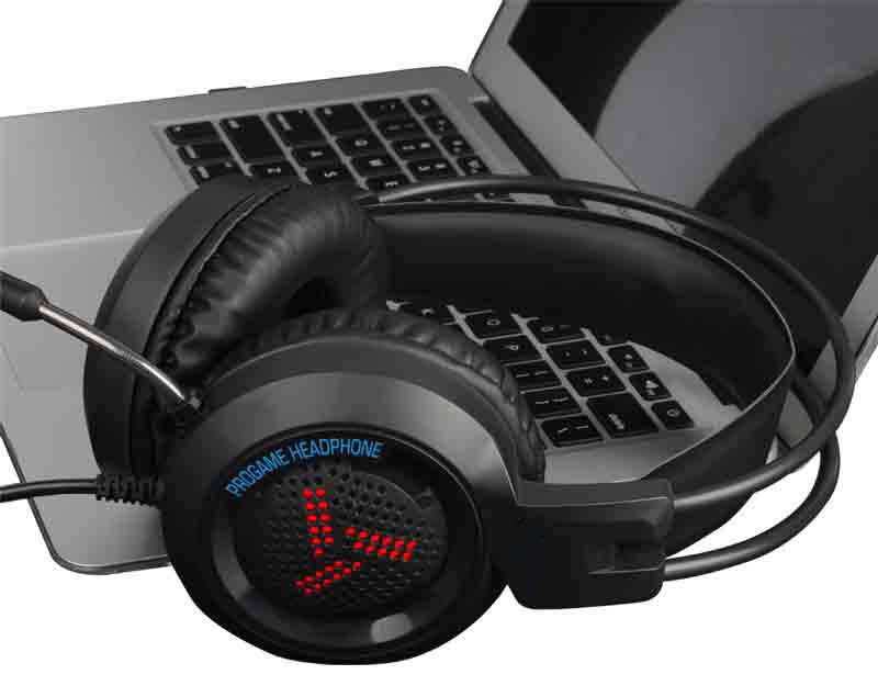 EAN 5907595455527 - Varr VH8020 auricular y casco Auriculares Alámbrico Diadema Juego Negro imagen 3