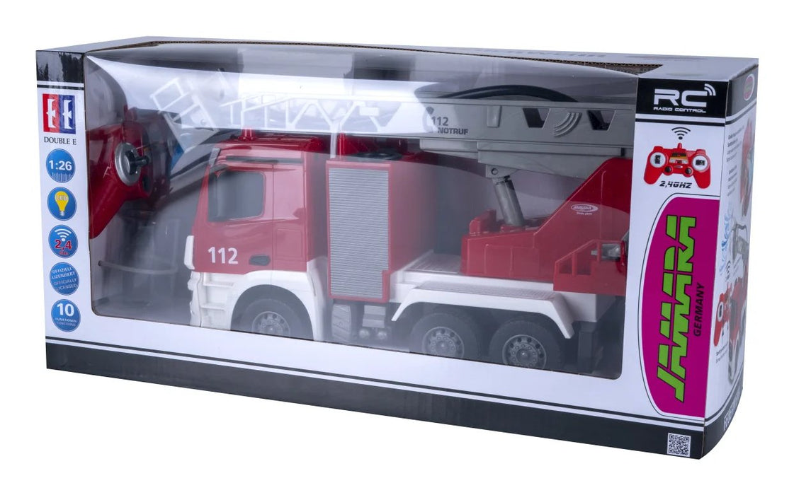 EAN 4042774474539 - Jamara Mercedes-Benz Antos modelo controlado por radio Camión de bomberos Motor eléctrico 1:26 imagen 3