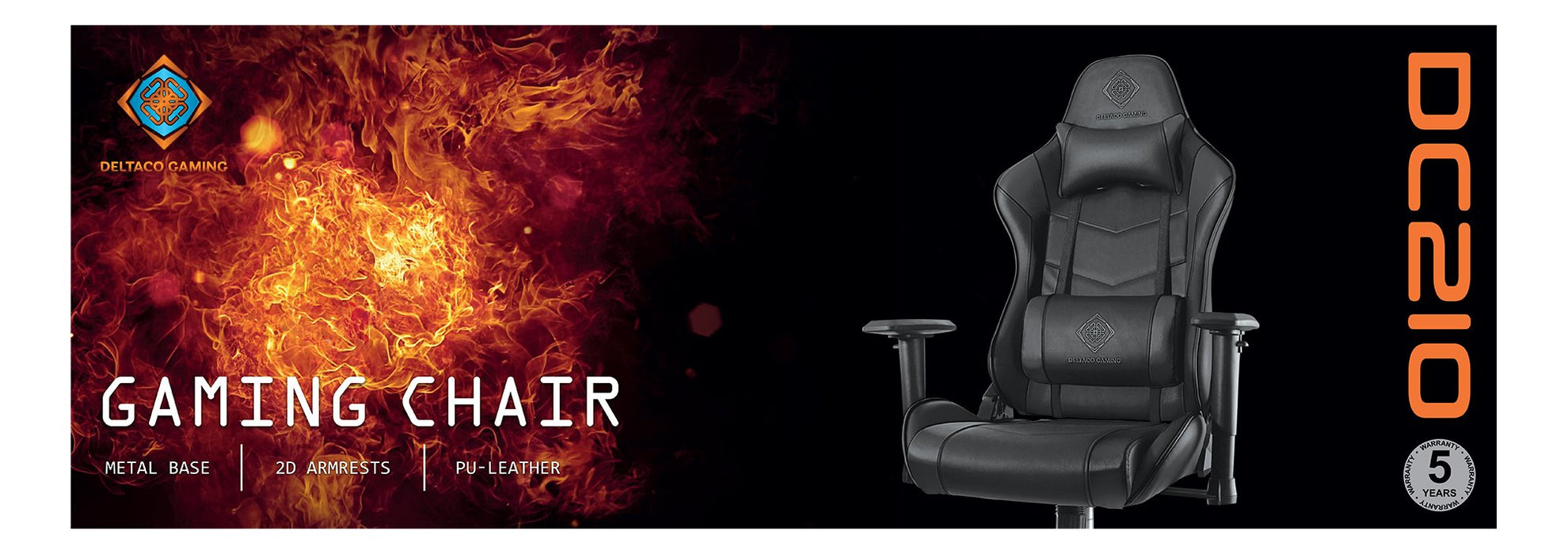 EAN 7333048044617 - Deltaco Gaming GAM-096 silla para videojuegos Silla para videojuegos universal Asiento acolchado tapizado imagen 8