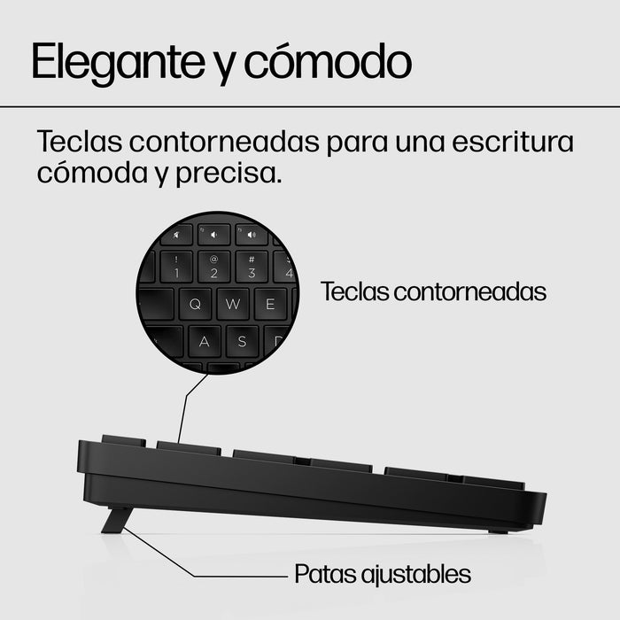 EAN 196188162309 - HP 450 BLK Programmable Wireless Keyboard teclado RF inalámbrica + USB Negro imagen 4