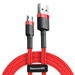 EAN 6953156280342 - Baseus CAMKLF-B91 cable USB 1 m USB A Negro, Rojo imagen 1