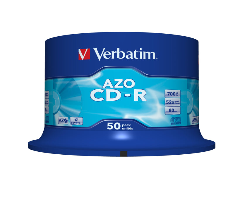 EAN 0023942433439 - Verbatim CD-R AZO Crystal 700 MB 52x 50 pieza(s) imagen 2