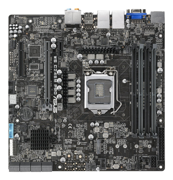 EAN 4712900981636 - ASUS WS C246M PRO Intel C246 LGA 1151 (Zócalo H4) micro ATX imagen 1