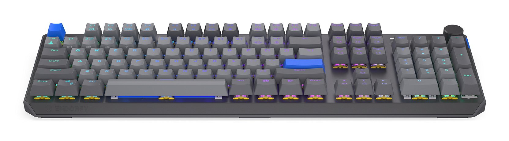 EAN 5903018666426 - ENDORFY Thock V2 teclado Juego USB + RF Wireless + Bluetooth QWERTY Inglés de EE. UU. Gris imagen 3