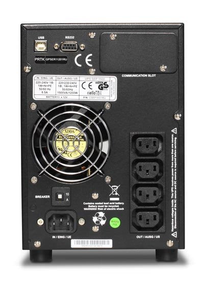 EAN 8023251002694 - Riello SEP 1500 sistema de alimentación ininterrumpida (UPS) 1,5 kVA 1200 W 4 salidas AC imagen 3