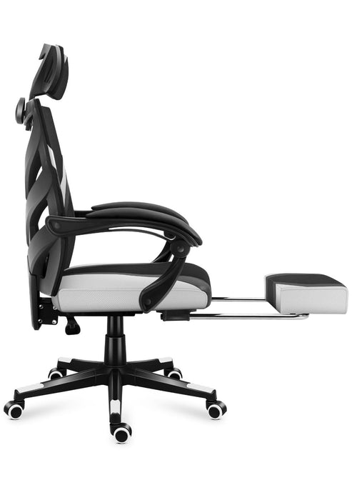 EAN 5903796011333 - Huzaro Combat 5.0 Silla para videojuegos de PC Asiento de malla Negro, Blanco imagen 6