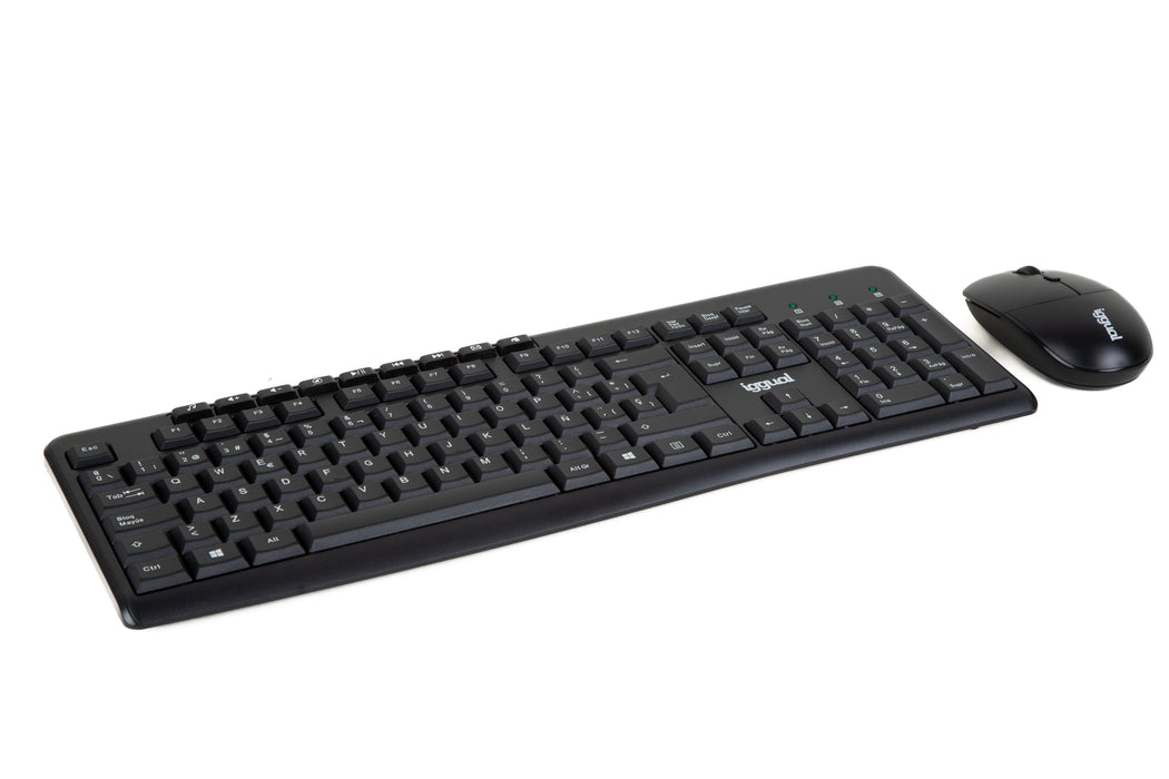 EAN 8435364318898 - iggual WMK-BASIC teclado Ratón incluido Oficina RF inalámbrico QWERTY Negro imagen 2