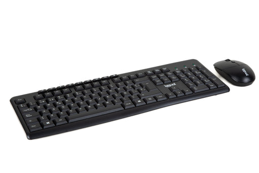 EAN 8435364318898 - iggual WMK-BASIC teclado Ratón incluido Oficina RF inalámbrico QWERTY Negro imagen 2