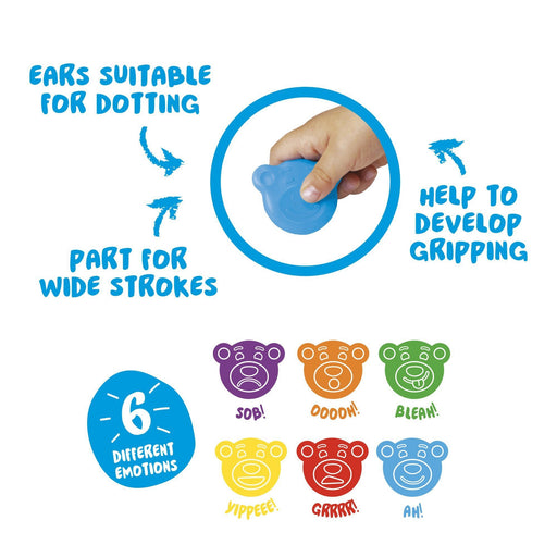 EAN 8003511429560 - Carioca Teddy BABY 6 pieza(s) imagen 2