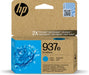 EAN 0196786147623 - HP 937e EvoMore Cyan Original Ink Cartridge cartucho de tinta 1 pieza(s) Alto rendimiento (XL) imagen 1