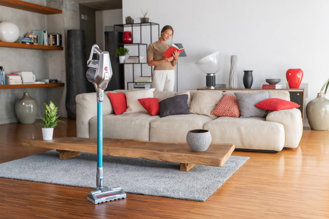 EAN 8059019015675 - Hoover HF322YHM 011 Aspiradora escoba 2 en 1 Batería Secar Tela Sin bolsa 0,7 L 280 W Gris imagen 8