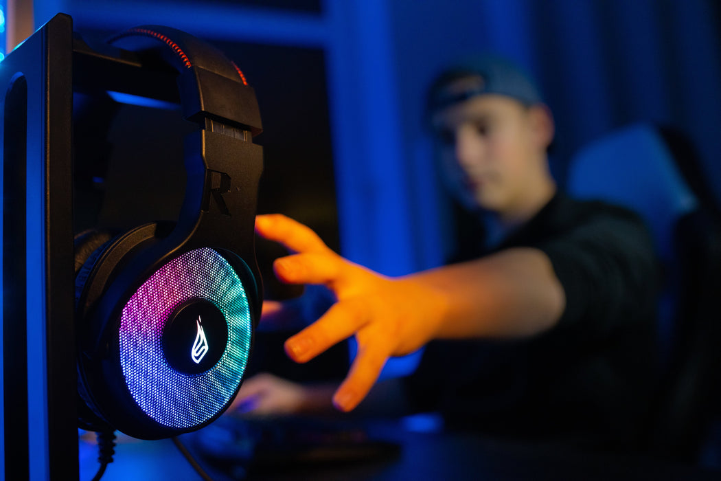 EAN 0023942488224 - SureFire Harrier 360 Auriculares Alámbrico Diadema Juego USB tipo A Carbono imagen 5