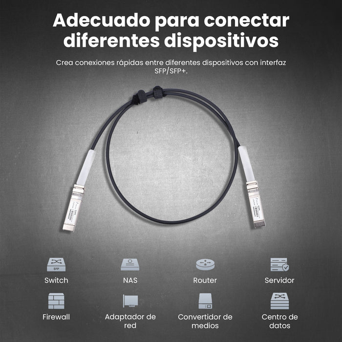 EAN 5902560362275 - Extralink EX.2275 Cable de fibra óptica e InfiniBand SFP+ Negro imagen 4