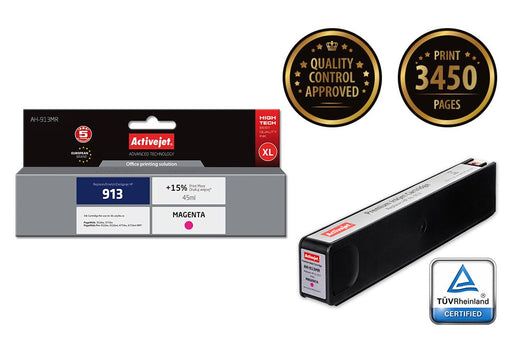 EAN 5901443110002 - Activejet AH-913MR cartucho de tinta 1 pieza(s) Compatible Alto rendimiento (XL) Magenta imagen 1