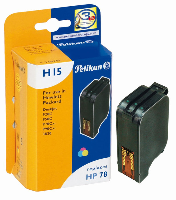 EAN 4018474348791 - Pelikan H15 cartucho de tinta 1 pieza(s) Cian, Magenta, Amarillo imagen 1