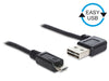 EAN 4043619851638 - DeLOCK 0.5m, USB2.0-A/USB2.0 Micro-B cable USB 0,5 m USB A Micro-USB B Negro imagen 1