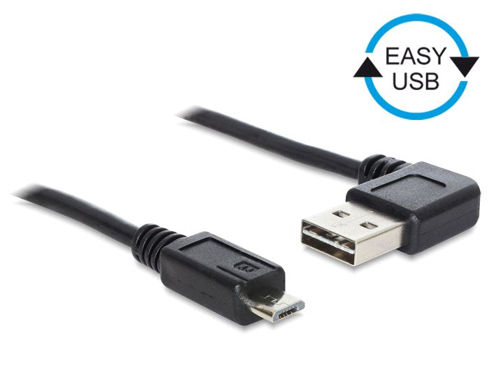 EAN 4043619851638 - DeLOCK 0.5m, USB2.0-A/USB2.0 Micro-B cable USB 0,5 m USB A Micro-USB B Negro imagen 1