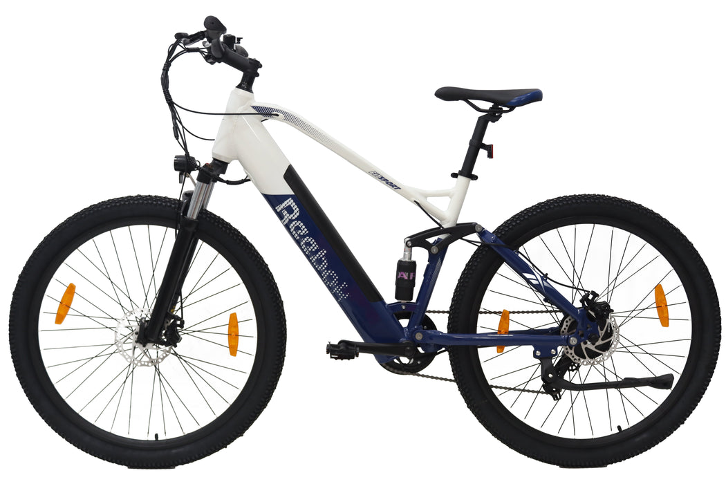 EAN 4895232708093 - Reebok RK-FITMTBSP-BW bicicleta eléctrica Azul, Blanco Aluminio L 73,7 cm (29") 25,5 kg Litio imagen 7