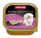 EAN 4017721826464 - animonda Vom Feinsten Gourmet core with Chicken, egg + ham Egg, Pollo, Jamón Adulto 150 g imagen 1